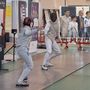 Un momento della finale, nel riquadro i due protagonisti con l'assessore Folegani e il presidente Vago