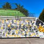 I murales danneggiati - foto dalla pagina Facebook I murales danneggiati - foto dalla pagina Facebook
