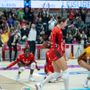 Uyba-Bergamo 3-2. La festa delle farfalle (foto Lega Pallavolo Serie A Femminile)