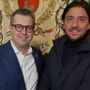 Il sindaco Andrea Cassani con Thomas Valentino Il sindaco Andrea Cassani con Thomas Valentino