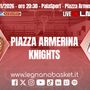 Knights Legnano in trasferta a Piazza Armerina