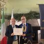 Carlo Casavecchia e il governatore Stefano Artese