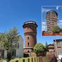 La torre come si presenta oggi e, nel riquadro, come si presentava nella primavera 2025 La torre come si presenta oggi e, nel riquadro, come si presentava nella primavera 2025