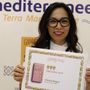 Lucia Sapia ha ricevuto il premio alla stazione Marittima di Napoli Lucia Sapia ha ricevuto il premio alla stazione Marittima di Napoli