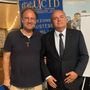 A sinistra don Paolo Alliata e il presidente Ucid Roberto Caironi A sinistra don Paolo Alliata e il presidente Ucid Roberto Caironi