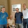 Da sinistra: don Ugo Lorenzi, Giacomo Bonnet, don Alberto Dell'Acqua e sindaco Marco Scazzosi Da sinistra: don Ugo Lorenzi, Giacomo Bonnet, don Alberto Dell'Acqua e sindaco Marco Scazzosi