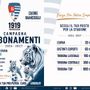 La grafica della Pro Patria sugli abbonamenti
