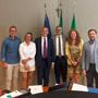I consiglieri regionali Lega a margine della seduta di oggi (da sinistra: Riccardo Vitari, Alessandra Cappellari, Mauro Piazza, Giovanni Malanchini, Silvia Scurati, Emanuele Monti)