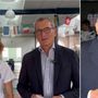 Marta Cammilletti e Marino Vago. A lato, Cesare Vago Marta Cammilletti e Marino Vago. A lato, Cesare Vago