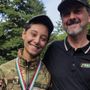 La giovane Noemi Manco e il presidente Enrico Mascetti