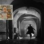Il terzo uomo, fotogramma del cupo capolavoro girato a Vienna. Nel riquadro, Paolo Castelli nella fonoteca - Hotel Josefine Il terzo uomo, fotogramma del cupo capolavoro girato a Vienna. Nel riquadro, Paolo Castelli nella fonoteca - Hotel Josefine