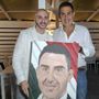 Il 135esimo ritratto di Restivo: Vannacci. Quadro consegnato al Generale