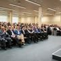 Il presidente Roberto Grassi parla alla platea accorsa per i 35 anni di LIUC Il presidente Roberto Grassi parla alla platea accorsa per i 35 anni di LIUC
