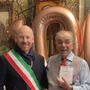 Landoni con il sindaco Baroffio Landoni con il sindaco Baroffio