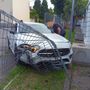 La recinzione sfondata al Campone di Borsano, vicino al tendone montato per la festa