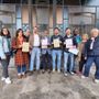 La conferenza stampa sugli imminenti volantinaggi, davanti al padiglione Boito