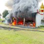 L'incendio di un capanno agricolo in zona Biviglione a Luino