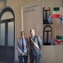 VIDEO. Ora lo &quot;dice&quot; anche il marmo: RIccardo Comerio cittadino benemerito di Busto