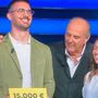 Il macellaio di Besano fa girare la ruota e la testa: è campione con 27.500 euro. Gerry: «Una bella cifra per il prossimo matrimonio»
