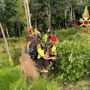 I soccorsi di stamattina in azione nel Comasco
