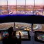 Un monitor a Heathrow
