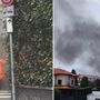 VIDEO. Auto in fiamme a Gorla Maggiore