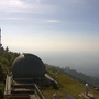L'osservatorio al Campo dei Fiori visto dalla webcam del Centro Geofisico Prealpino