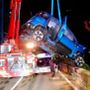 Le immagini del tragico incidente di stanotte in provincia di Como Le immagini del tragico incidente di stanotte in provincia di Como
