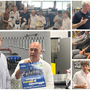 Gli Europei di canottaggio di Varese (29 luglio-2 agosto) esempio di sostenibilità nella presentazione a Td Group, azienda leader nel campo delle pulizie. In grande il direttore generale del comitato grandi eventi Pierpaolo Frattini con l'addetto stampa Michele Marocco e la locandina dell'evento. A destra dall'alto il sindaco Galimberti, il vicesindaco Perusin, l'assessore San Martino, il consigliere regionale Monti e qui sopra, l'imprenditore padrone di casa Diego Trogher
