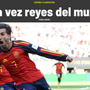 La copertina di Marca, quotidiano sportivo spagnolo, celebra la Spagna campione del mondo per la seconda volta La copertina di Marca, quotidiano sportivo spagnolo, celebra la Spagna campione del mondo per la seconda volta