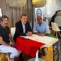 Da sinistra Galparoli, Ferrazzi e Mazzola