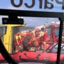 Un momento del salvataggio in un'immagine pubblicata a corredo del post su Facebook da Ismaele Rognoni
