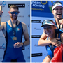 Qui sopra Matteo Lodo e Giovanni Codato, poi la sorella Alice Codato e Laura Meriano, coppie di bronzo nel due senza maschile e femminile agli Europei di Varese (foto tratte dalla pagina Facebook ufficiale della Federazione Italiana Canottaggio) Qui sopra Matteo Lodo e Giovanni Codato, poi la sorella Alice Codato e Laura Meriano, coppie di bronzo nel due senza maschile e femminile agli Europei di Varese (foto tratte dalla pagina Facebook ufficiale della Federazione Italiana Canottaggio)