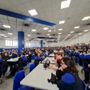L'assemblea dei lavoratori della Beko di Cassinetta in corso alla mensa Gemini L'assemblea dei lavoratori della Beko di Cassinetta in corso alla mensa Gemini