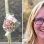 I fiori sul luogo della scomparsa e Pierina Buffon (dal servizio Rai)