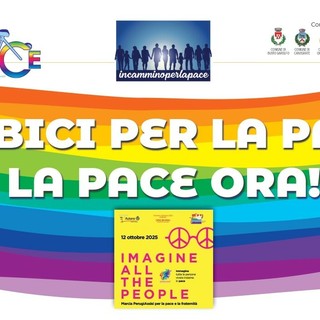 Partono da Castellanza i ciclisti di Bicipace diretti verso la marcia Perugia-Assisi