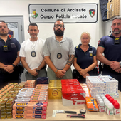 Il materiale sequestrato Il materiale sequestrato
