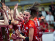 Orgoglio Uyba contro Scandicci (foto Gabriele Alemani, Lega Volley Femminile)