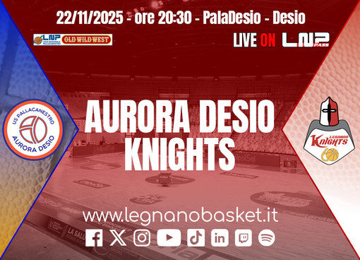 I Knights fanno tappa a Desio I Knights fanno tappa a Desio