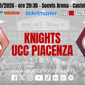 I Knights si ributtano sul campionato, venerdì ospitano la Ucc Piacenza