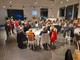 La partecipatissima cena di Lilt Varese. Primi in piedi, da sinistra, i presidenti Schittulli e Pellerin