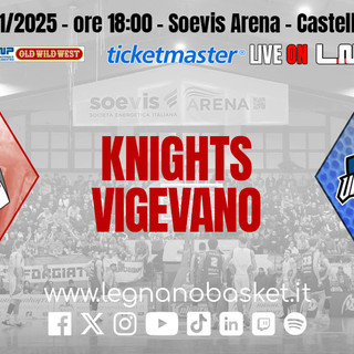 Sfida dal sapore di derby: i Knights ospitano la Elachem Vigevano sabato pomeriggio Sfida dal sapore di derby: i Knights ospitano la Elachem Vigevano sabato pomeriggio
