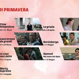 Al Cinema Teatro Lux torna il Cineforum di Primavera: dieci film tra emozioni, storia e grandi autori