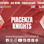 Knights a Piacenza per un’altra sfida ad alta intensità