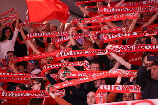 I tifosi al seguito della Futura in Friuli: una grossa delusione anche per loro (Foto Lega Volley Femminile)