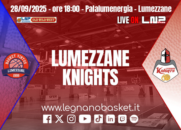 I Knights sfidano Lumezzane, rivincita dopo la finale persa al Torneo Morelli I Knights sfidano Lumezzane, rivincita dopo la finale persa al Torneo Morelli