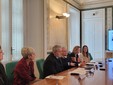 Il tavolo a Villa Recalcati durante la presentazione