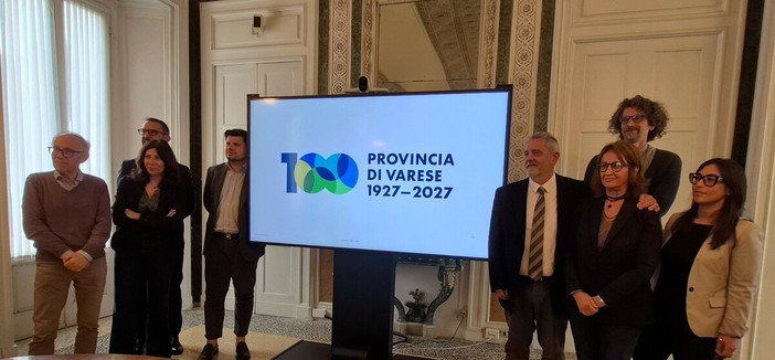 Il primo secolo della Provincia di Varese: presentato il logo ufficiale e il percorso verso i cento anni