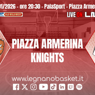Knights Legnano in trasferta a Piazza Armerina