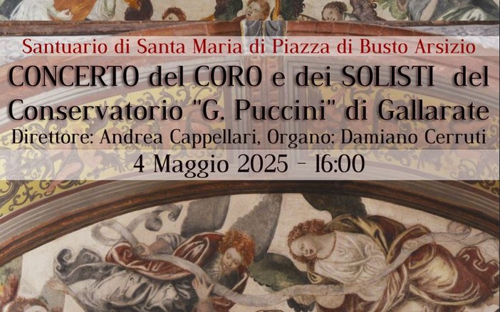 Musica e meraviglia in un pomeriggio di maggio: il Conservatorio Puccini in Santa Maria a Busto Arsizio